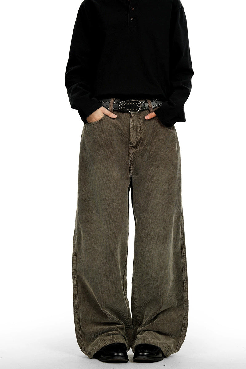 Washed Wide Corduroy Pants – view 2