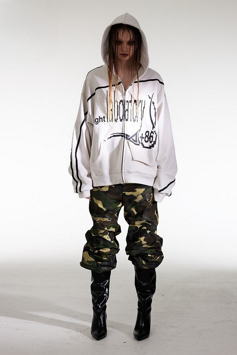 Mosaic Patch Homeless Hoodie