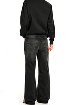 Whisker Wash Flared Jeans – view 3