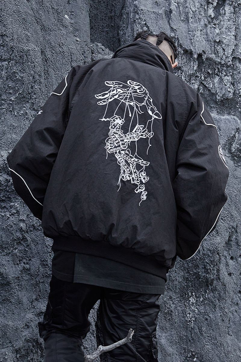 STEEPC Embroidered Logo Racing Jacket