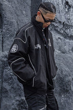 STEEPC Embroidered Logo Racing Jacket