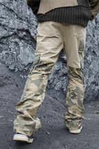 STEEPC Camo Flared Cargo Trousers - UK Only