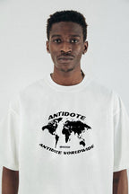 Antidote Earth Print Logo Tee