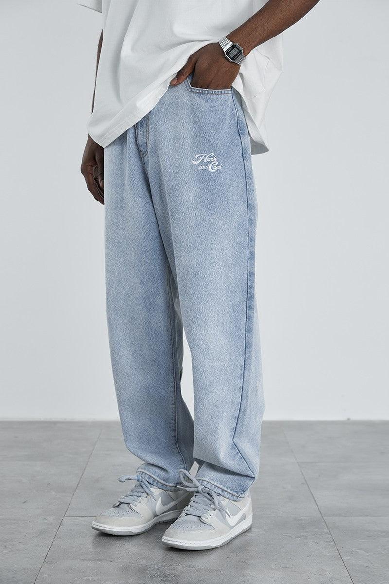 H/C Embroidered Logo Broken Heart Jeans - UK Only