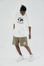 Antidote Embroidered Earth Logo Shorts