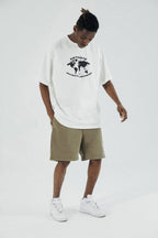 Antidote Embroidered Earth Logo Shorts