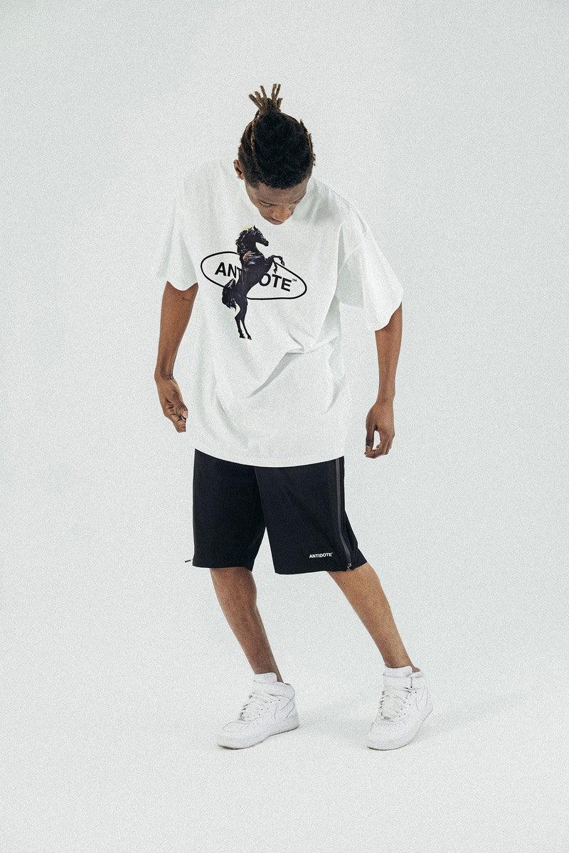 Antidote Side Zipper Loose Shorts