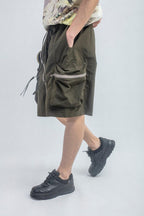 Error Code Multi Pocket Zipper Shorts