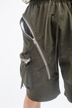 Error Code Multi Pocket Zipper Shorts