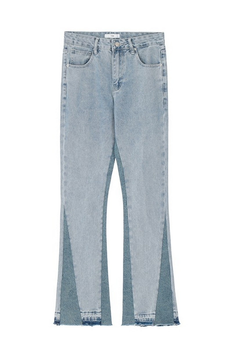 Vintage Washed Flared Jeans