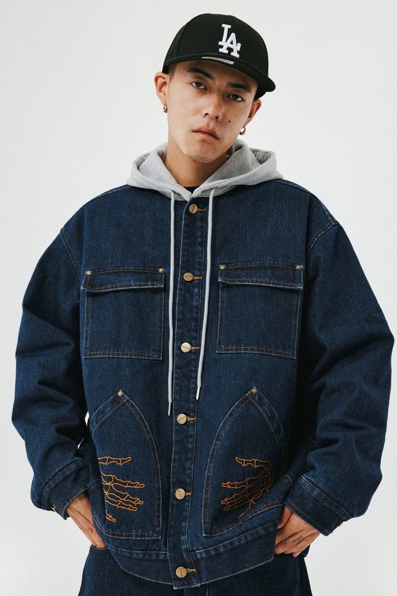 Antidote Logo Loose Jeans Jacket