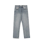CZ Washed Straight Loose Jeans