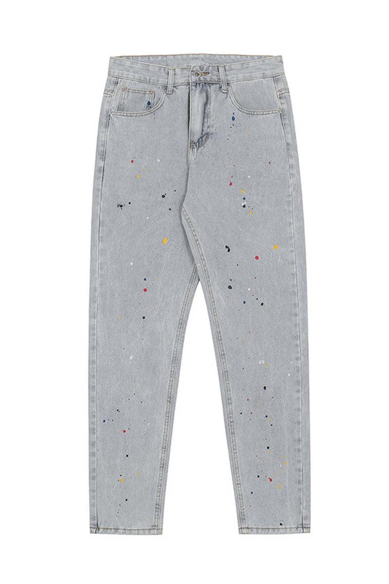 CZ Splash Ink Loose Jeans - UK Only