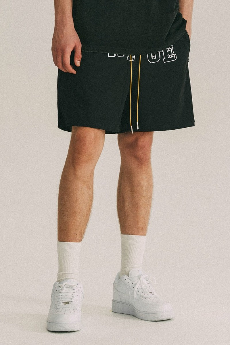 Front Print Logo Shorts