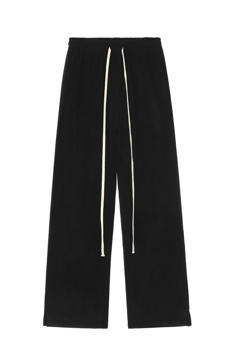 Slit Straight Sweatpants