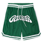 OO Embroidered Logo Mesh Shorts