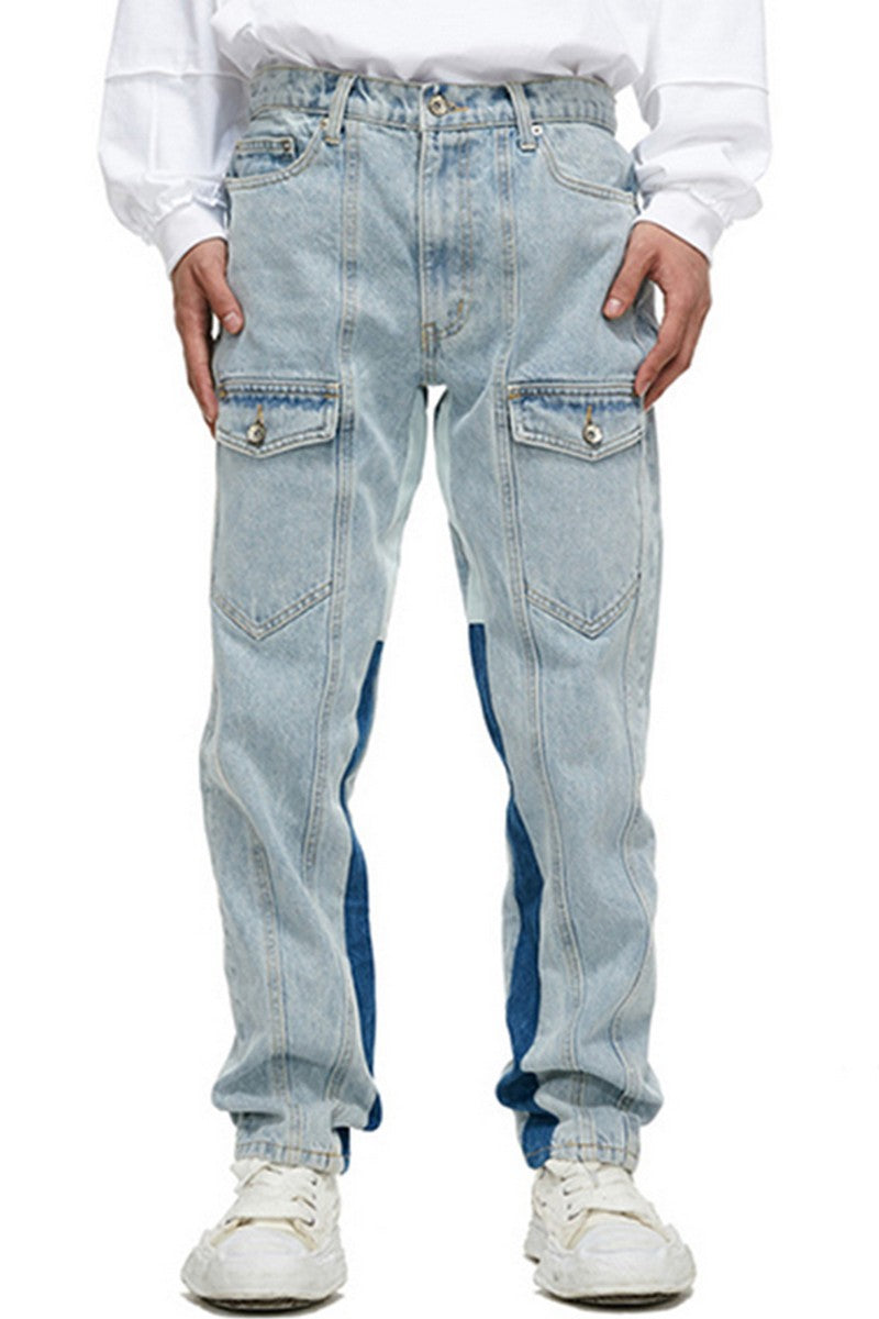Old Order Front Pockets Washed Jeans