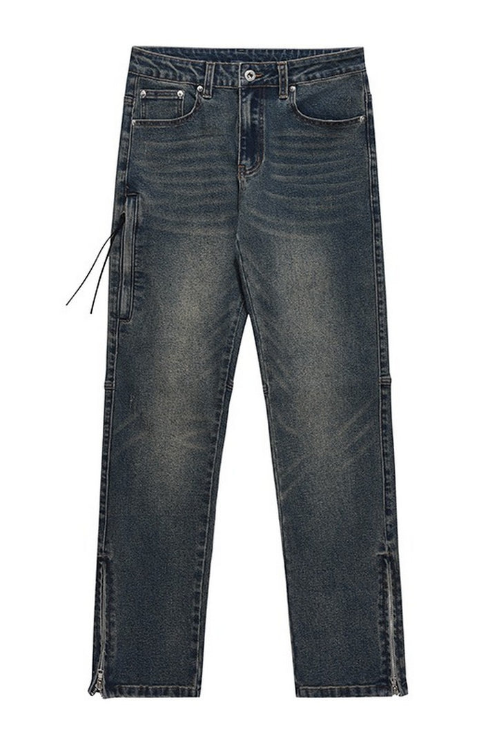 Zipper Regular Jeans