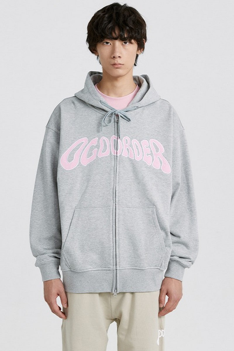 OO Logo Zip Up Hoodie