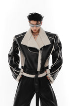 AC PU Leather Structure Jacket
