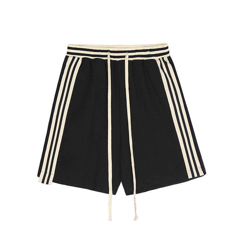 Stitching Track Loose Shorts