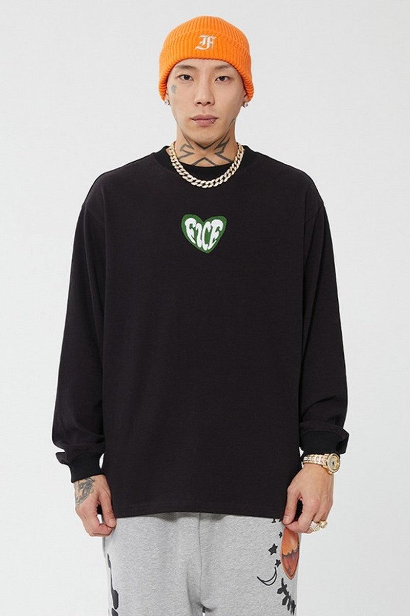 F2CE Heart Sherpa Logo L/S Tee
