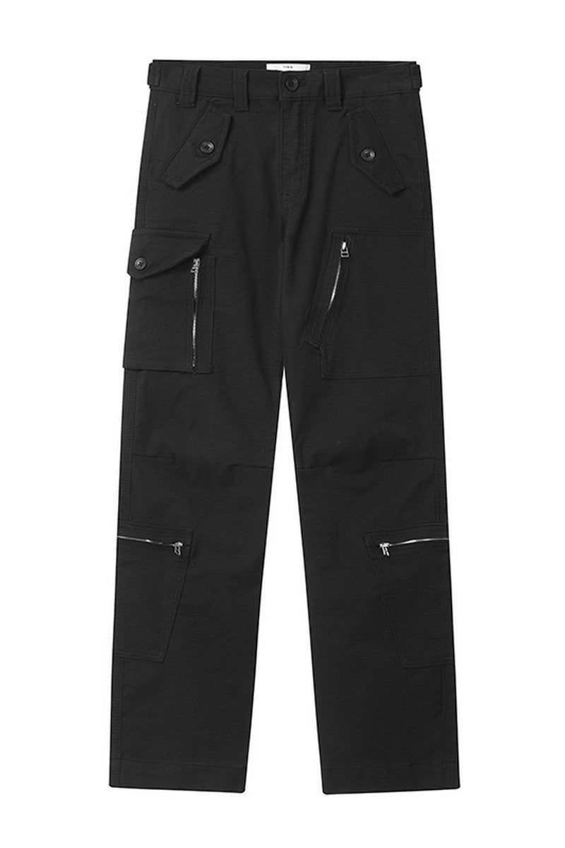 Multi Pocket Zip Trousers