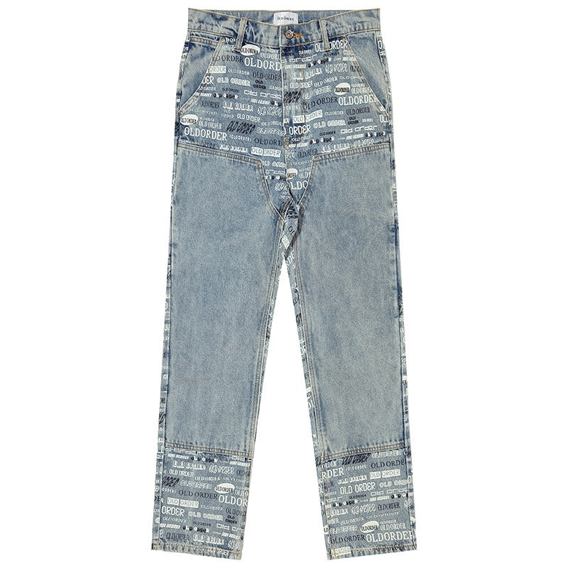 OO Full Print Logo Jeans