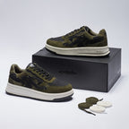 R-Evil Suede Green Sneakers