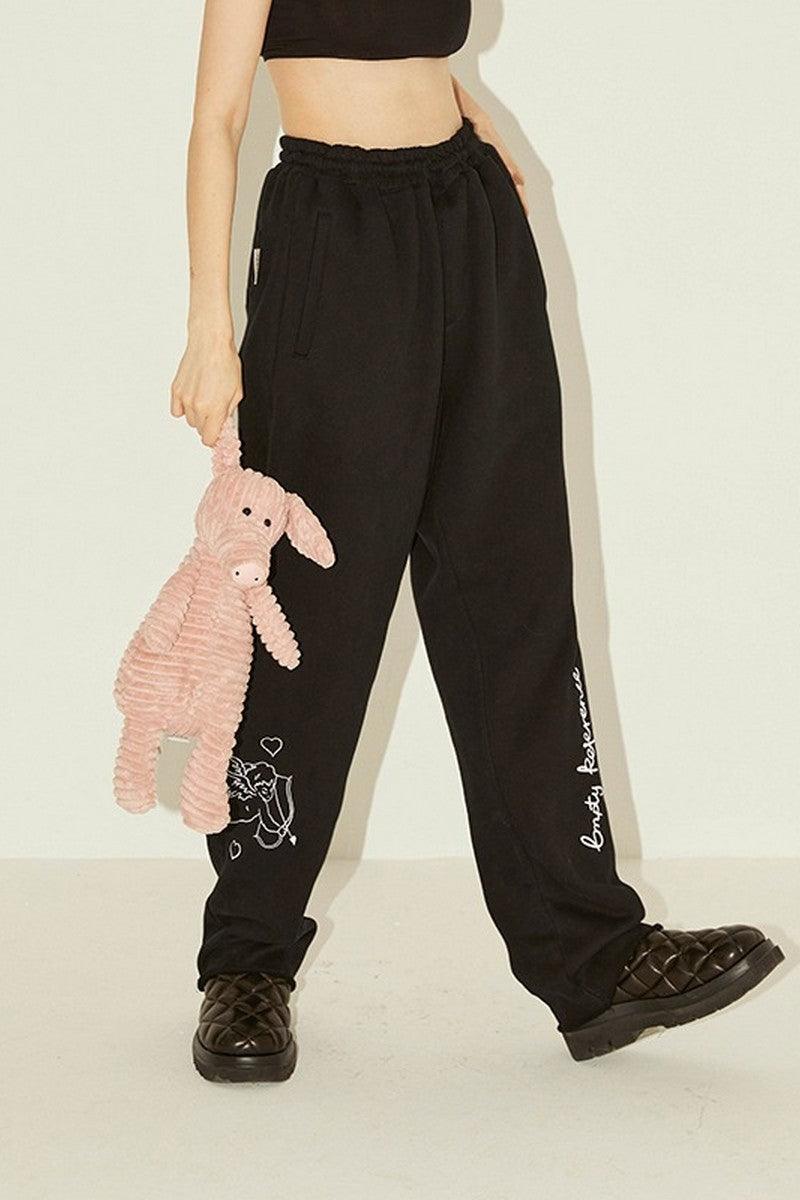 Empty Reference Logo Knitted Sweatpants