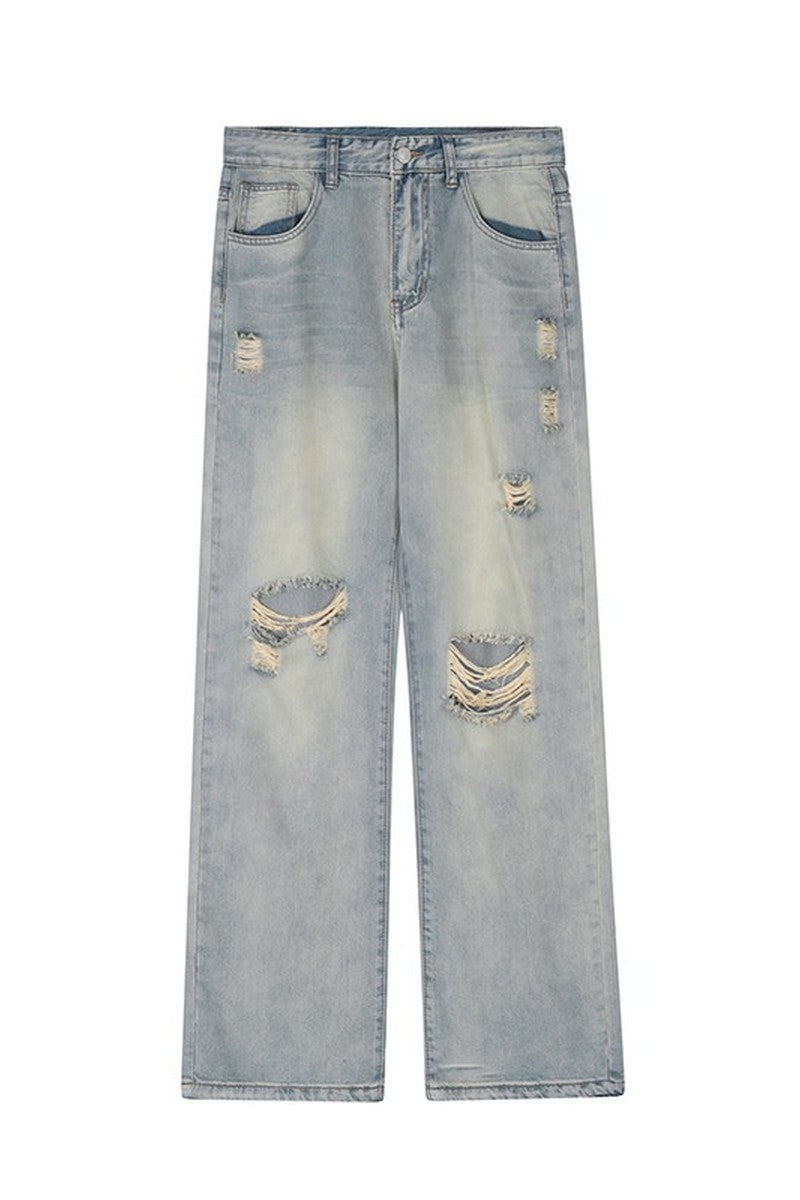 CZ Distressed Loose Jeans