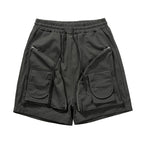 Zipper Pockets Shorts