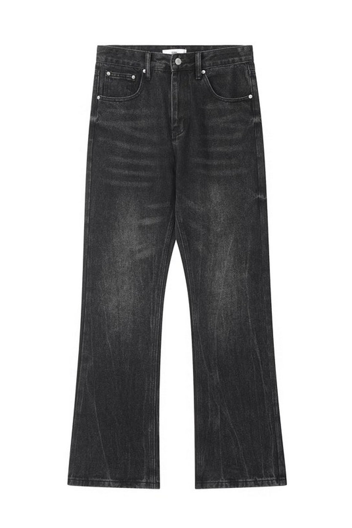 Retro Washed Loose Jeans