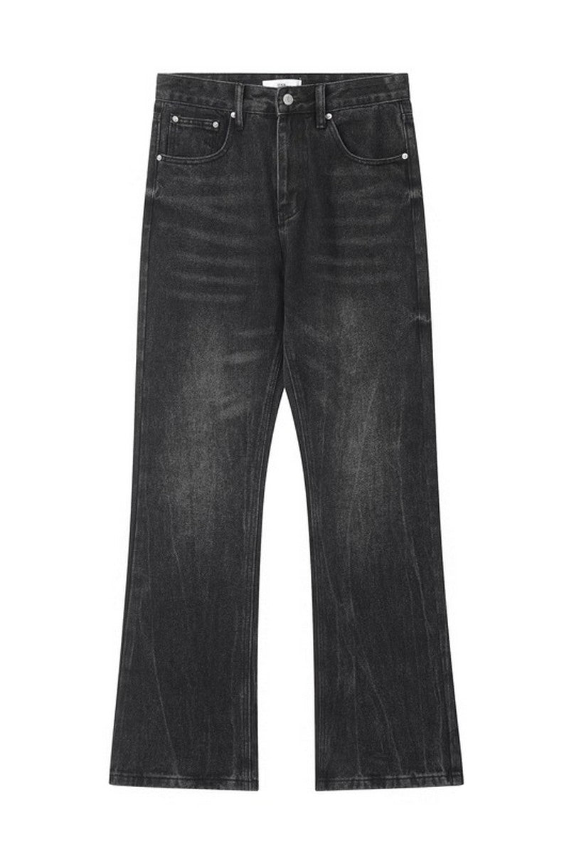 Retro Washed Loose Jeans