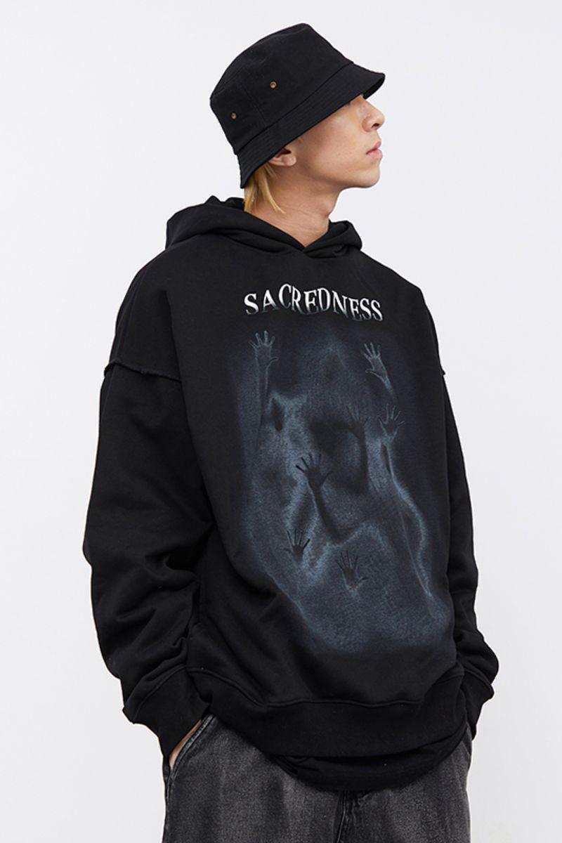 CZ Ghosts Hands Loose Hoodie