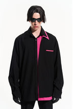 BNP Layered Stitched L/S Shirt