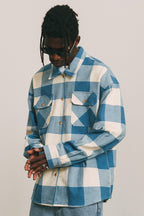 Embroidered Logo Plaid L/S Shirt