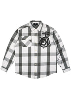 Embroidered Logo Flannel L/S Shirt