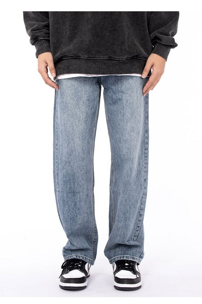 CZ Straight Washed Jeans