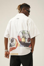 Empty Reference Watercolor Still Life Cuban Shirt