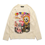 CZ Halloween Cartoon Logo Knit Sweater