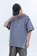 Center of Rotation Futuristic Shape Stitched Tee