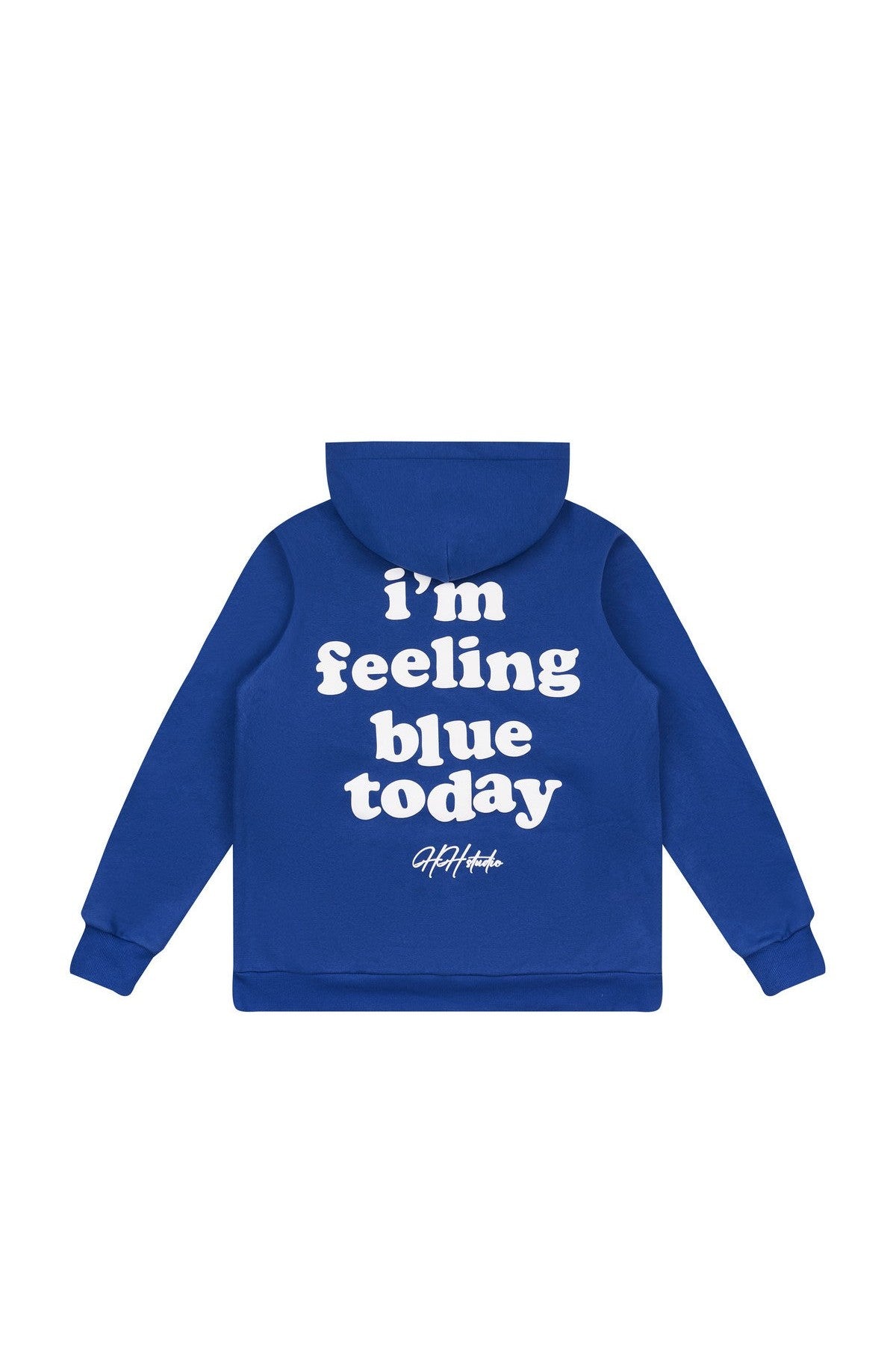 Feeling Blue Puff Print Hoodie