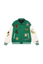 Penitent Embroidered Varsity Jacket