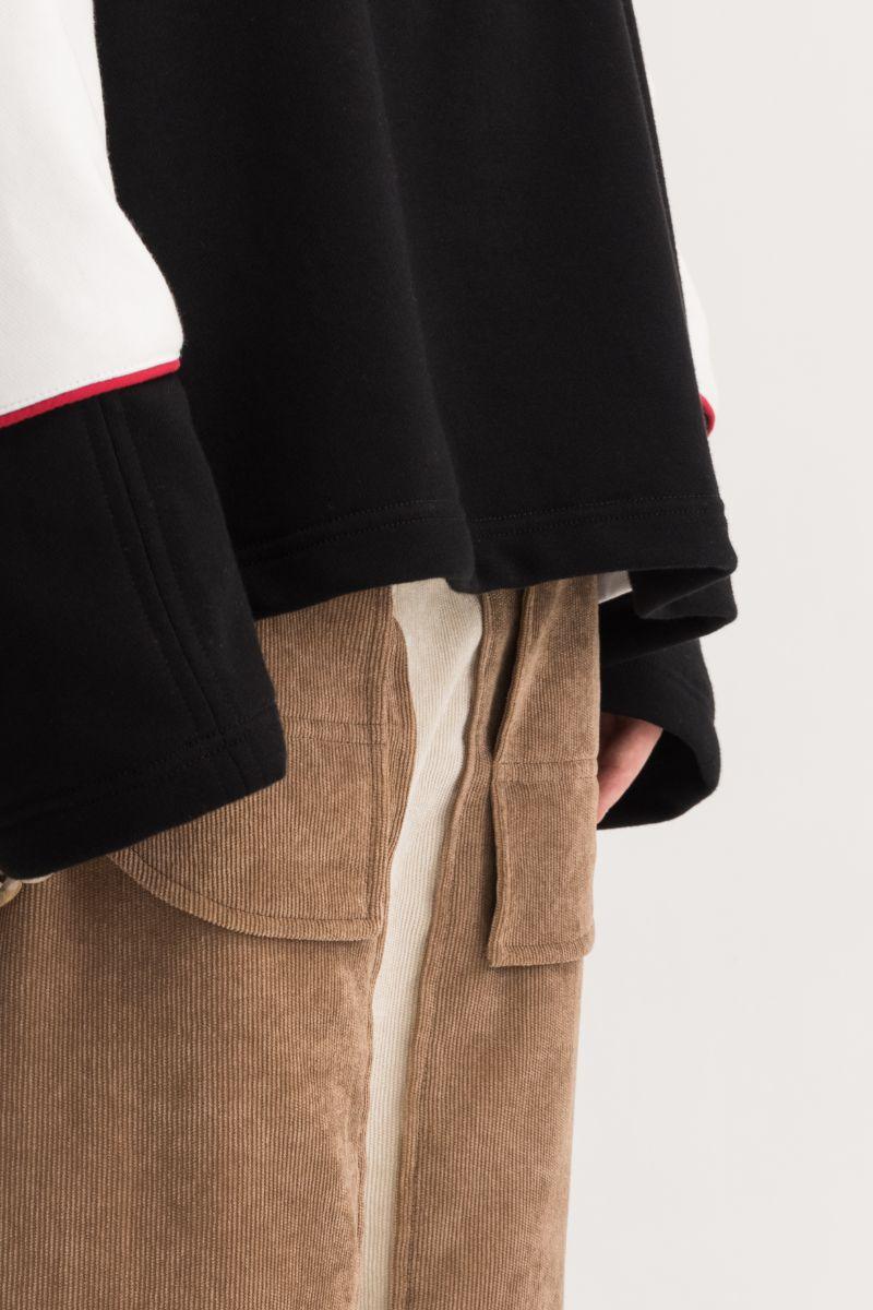 Empty Reference Large Pockets Corduroy Trousers