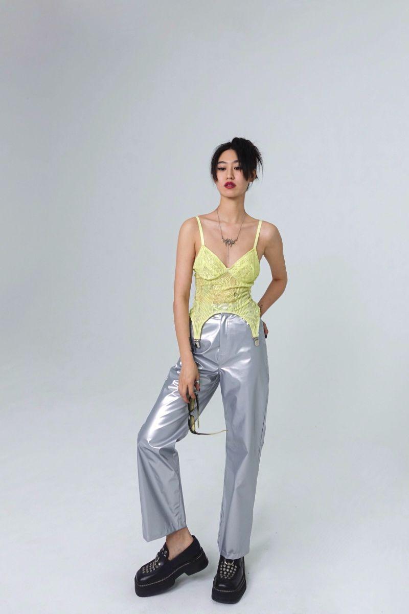 CZ Silver Straight Trousers