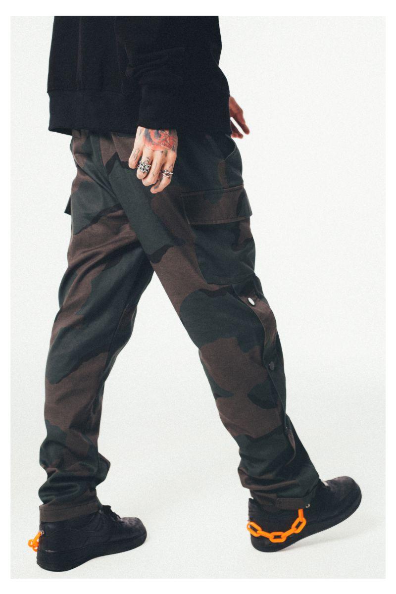 Antidote Camo Buttons Trousers