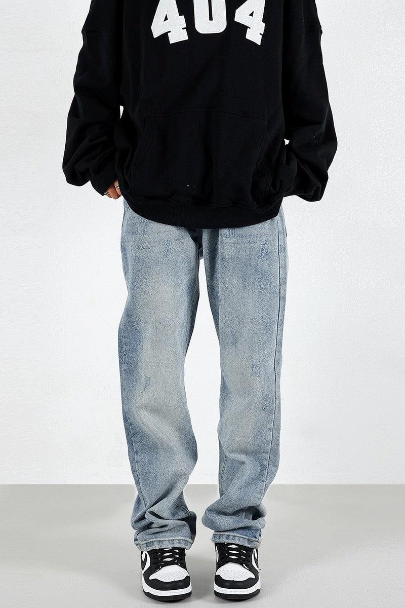 CZ Straight Loose Jeans