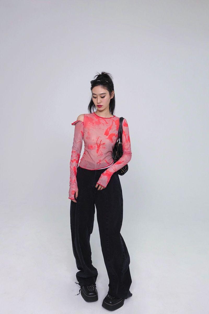 CZ Painted Slim Shirt