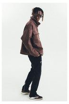 Antidote Suede Basic Zipper Jacket